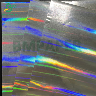 Düz 80gm Islak Dayanıklılık Gümüş Altın Alüminyum Metalleştirilmiş Kağıt