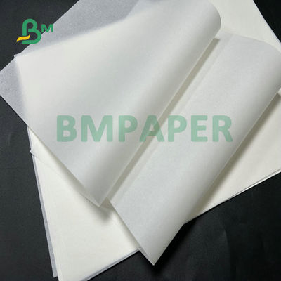 30gm 50gm Beyazlanmış 100% Gıda Kaliteli Hamburg için yağ geçirmez Kağıt 11 x 17 inç sarılmış