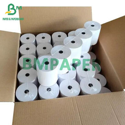 Beyaz Termal Kağıt 57*40mm 80*80mm 80*60mm Kasaya Kaydetmek Kağıt Rulo ATM Bank Pos Kağıt