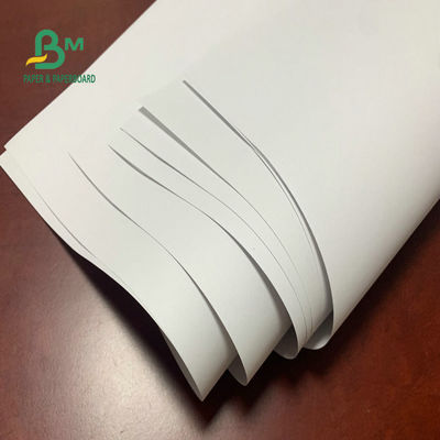60gm 70gm Doğrudan Termal Kağıt Jumbo Roll Kendine Yapışkan Yarım Parlak Kağıt