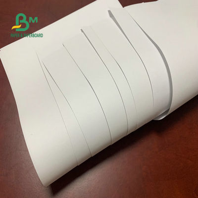 60gm 70gm Doğrudan Termal Kağıt Jumbo Roll Kendine Yapışkan Yarım Parlak Kağıt