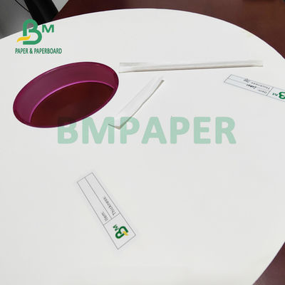 28gm Gıda Derecesi Beyaz Kağıt Paketleme Sokakları için 30mm 35mm Eko Dostu