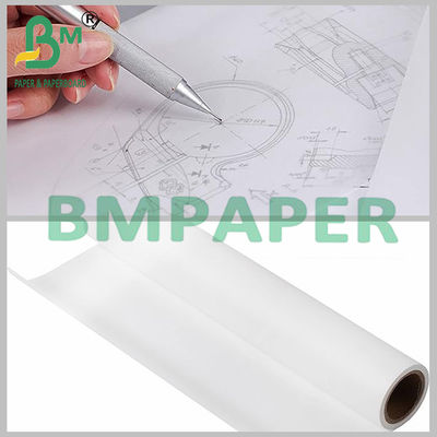 12 inç X 55 yard çizim beyaz izleme kağıdı dikiş desenleri için rulo