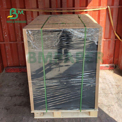 150gm 200gm hediye ambalajı için siyah kraft kağıt kartonu 70 x 100cm İyi sertlik