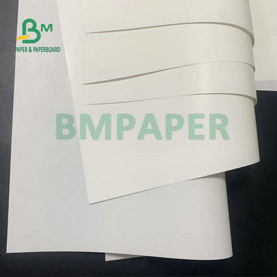 60gm 90gm Yüksek ıslaklık C1S Etiket Kağıdı Rulolarda Beyaz gölge