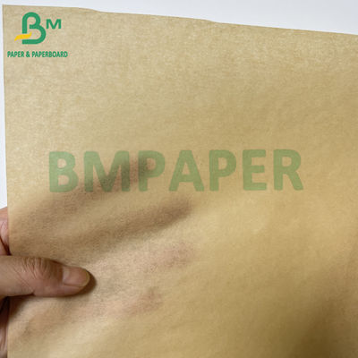 35gm 40gm Kahverengi Yağ ve Yağ Dirençli Gıda Paketleme Kraft Kağıdı
