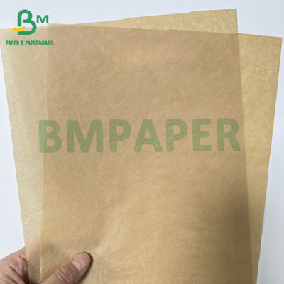 40gm 60gm Beyazlanmamış Kahverengi Yağ Dayanıklı Gıda Şekerleme Şekerleme Paket Kağıdı