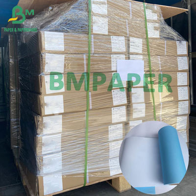 A0 A1 80gms Mavi Baskı Kağıdı Beyaz Sırt 50 Metre Rulo 2 inç çekirdekler, 5 Pcs Bir Karton
