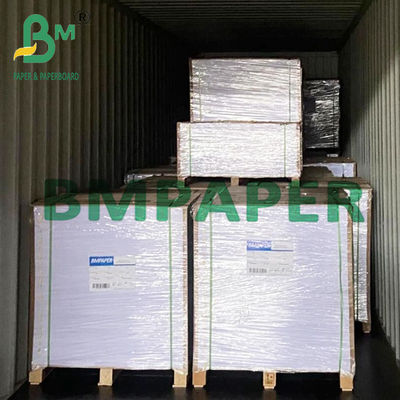 Dondurulmuş gıdalar için 15&quot; x 1000&quot; beyaz polyboard 1 taraflı PE kaplı kağıt 275g