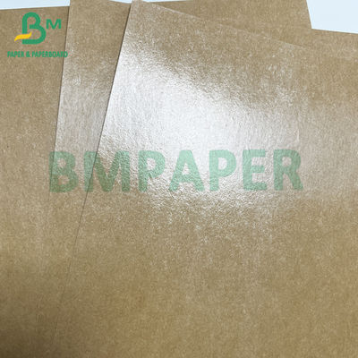72 * 102 cm Yağ geçirmez Su geçirmez Atıştırmalık Paketleme PE Kraft Kağıt