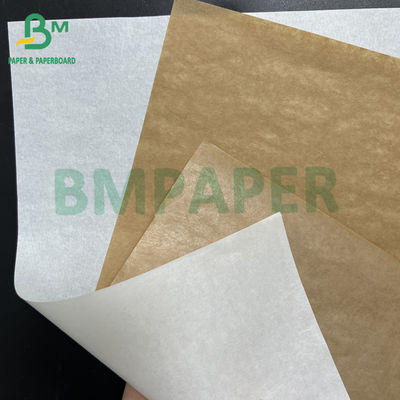 40 gsm + 10 gsm PE Beyaz Beyaz Kahverengi Şeker Ambalaj Kağıdı Kasap Kağıdı Rulo