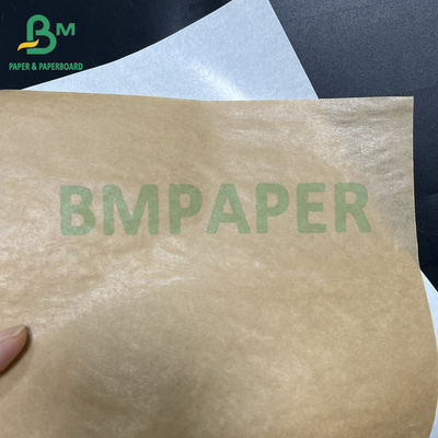 40 gsm + 10 gsm PE Beyaz Beyaz Kahverengi Şeker Ambalaj Kağıdı Kasap Kağıdı Rulo
