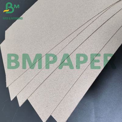 1 mm 1.8 mm kaplamamış Gri Çip Karton Kitap Kapağı Bağlama Kartı 90 × 100cm