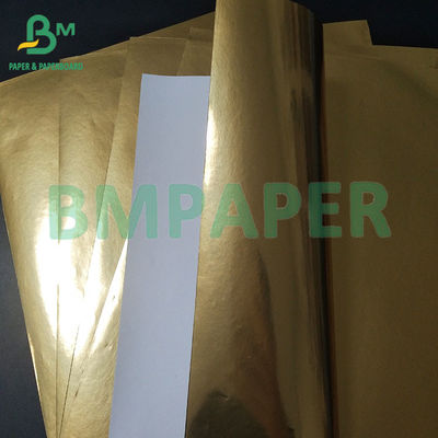 Toptan Metal Kağıt Vakum Gümüş Alüminize Nem Gücü Metal Kağıt İçki Etiket Kağıt Baskı