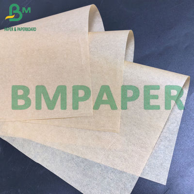 35gm Tek Yanlı Parlak MG Altın Kahverengi Kuyruklu Kraft Kağıt Rulo Paketleme için