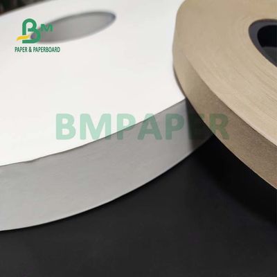 Beyaz kaplamamış 24 gram 28 gram diş çubukları için kağıt rulo