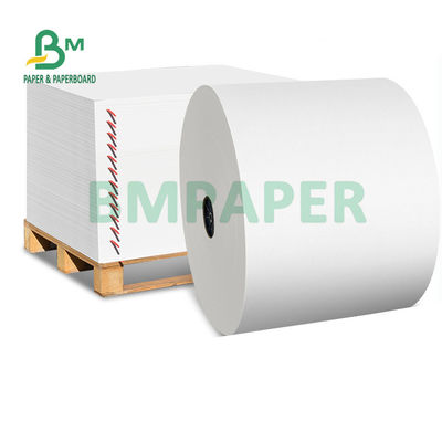 Alışveriş çantaları için 70 gram beyaz beyaz kraft kağıdı 700 x 1000 mm İyi dayanıklılık