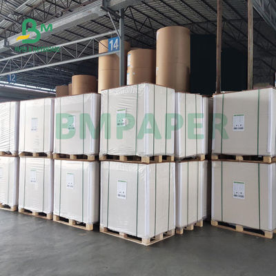 Alışveriş çantaları için 70 gram beyaz beyaz kraft kağıdı 700 x 1000 mm İyi dayanıklılık