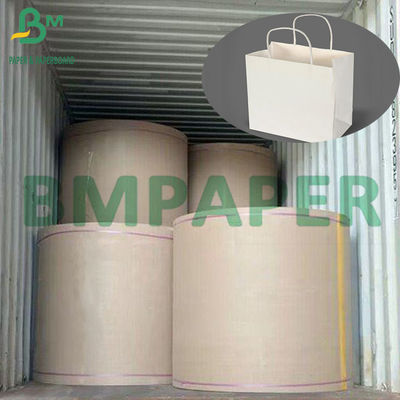 Endüstriyel Sınıf 50# Beyaz Beyaz Kraft Kağıdı Geniş Jumbo Roll 48' Craft Kağıdı
