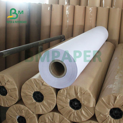 45 gm 60 gm Kesme Makinesi için kaplamamış çizim kağıdı 165cm 190cm x 250m