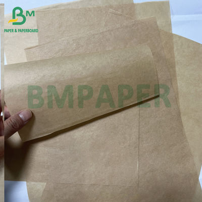 Yiyecek poşeti kağıdı 32gm 40gm Mükemmel Yağ Koruma Kraft Kağıdı