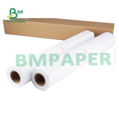 80gm İyi Baskı Gücü Yumuşak Beyaz Rulo Premium CAD Bağlama Kağıdı