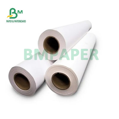 80gm İyi Baskı Gücü Yumuşak Beyaz Rulo Premium CAD Bağlama Kağıdı