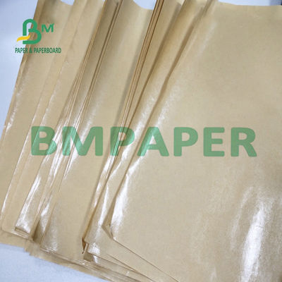 40g 45g 50g Parlak Bambu Pulp Kahverengi MG Kraft Kağıt Taşıyıcı Çanta için