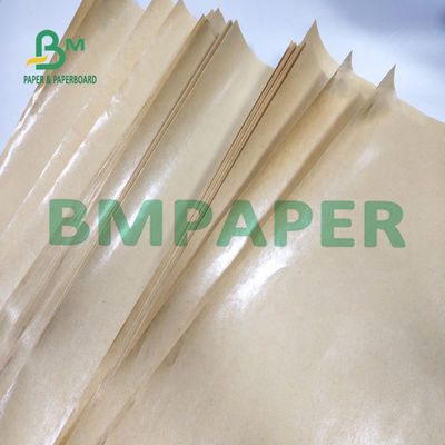 40g 45g 50g Parlak Bambu Pulp Kahverengi MG Kraft Kağıt Taşıyıcı Çanta için