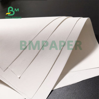 100gm 120gm Doğal Beyaz Kraft Kağıdı Gıda Alışveriş Çantaları için 1200mm