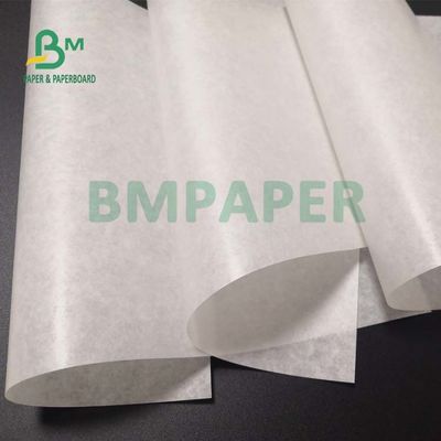 60gm 70gm Et paketi için geri dönüştürülebilir beyaz kasap kağıdı rulo 37 x 50cm