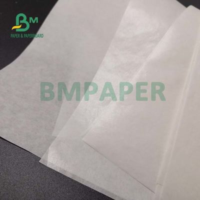 60gm 70gm Et paketi için geri dönüştürülebilir beyaz kasap kağıdı rulo 37 x 50cm
