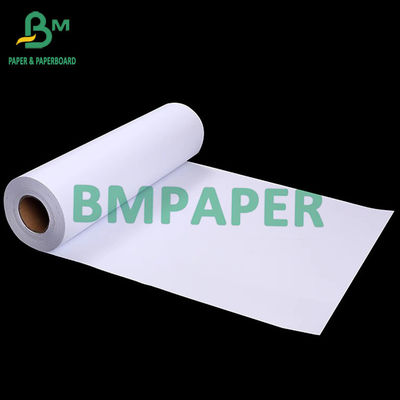 20lb 80gm CAD Mürekkep Atışlı Yazdırma Çarşafı Bağlama Kağıdı Beyaz Çarşaflar 24&quot; 36&quot; Genişliği 150ft Uzunluğu