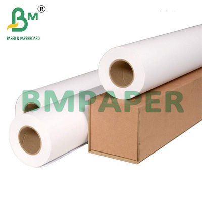 24&quot; 36&quot; X 500ft 80g Plotter Kağıt Rulo 2&quot; Çekirdek Mürekkep Atışlı Yazıcılar için
