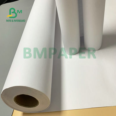 36' X 300ft kaplı 28lb CAD Plotter Kağıt Bağlantı Rulo 3' çekirdek