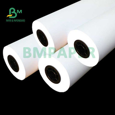Geniş formatlı CAD mürekkep püskürtücü ruloları mühendislik çizimi için 20lb Bond Kağıt 24' X 150'