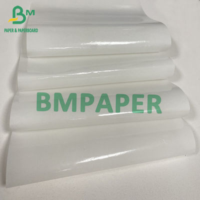 Glassine 1 Side Siliconated White For Lable Self Adhesive Base Paper Release Paper 60gsm 1530mm 1100mm 787mm Roll