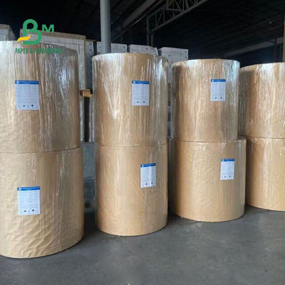 Su geçirmez 250gm + 15g PE kaplı Kraft Kağıt Çarşafı Tek kullanımlık fincan için 770mm