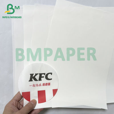 50gm pürüzsüz gıda güvenliği kit 5 kit 7 yağ geçirmez hamburger kağıdı
