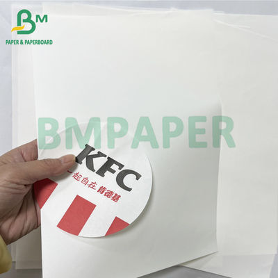50gm pürüzsüz gıda güvenliği kit 5 kit 7 yağ geçirmez hamburger kağıdı