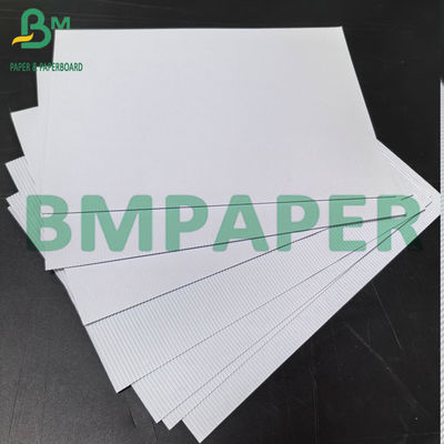 1.5mm 2.5mm 3 katman beyaz dalgalanmış karton ambalaj beyazlanmış karton levhalar