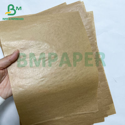 Geri dönüştürülebilir 40g premium tek taraflı parlak kahverengi kraft poşet kağıt rulo
