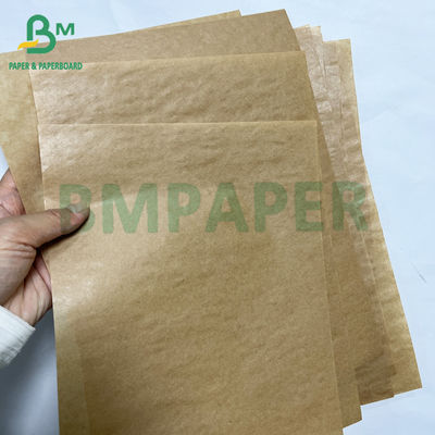 Geri dönüştürülebilir 40g premium tek taraflı parlak kahverengi kraft poşet kağıt rulo