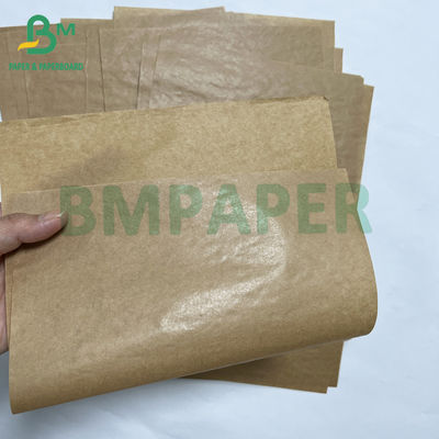 40 gram gıda güvenliği tek taraflı premium parlak kahverengi kraft kağıdı
