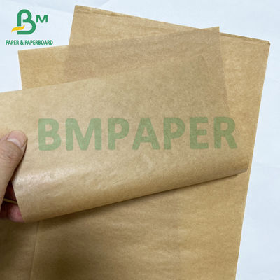 40 gram gıda güvenliği tek taraflı premium parlak kahverengi kraft kağıdı