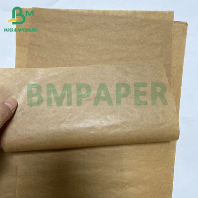 40 gram gıda güvenliği tek taraflı premium parlak kahverengi kraft kağıdı