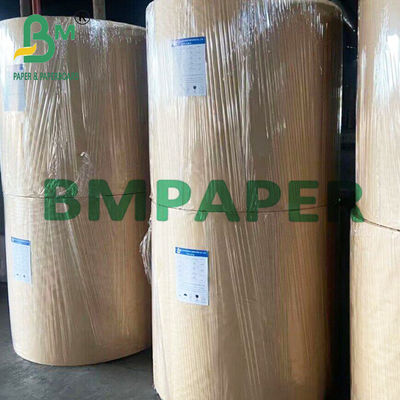 Kahverengi Rulo Paketleme Kimyasal Çanta için Yüksek Güçlü Genişletilebilir Kağıt 50-120gsm