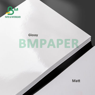 128 gm 157 gm C2S Dijital Kaplama Parlak Matt Kağıt Lazer Yazıcı 13' x 19' için