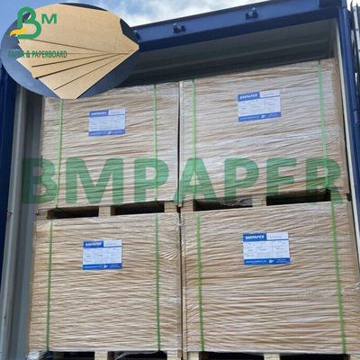 300g+18g PE Tek taraflı kaplı yağ geçirmez beyazlatılmamış kraft kağıdı