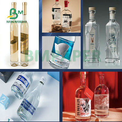 75gm 80gm C1S Yüksek Islak Dayanıklılık Etiketi Yapmak İçin Parlak Beyaz Kağıt